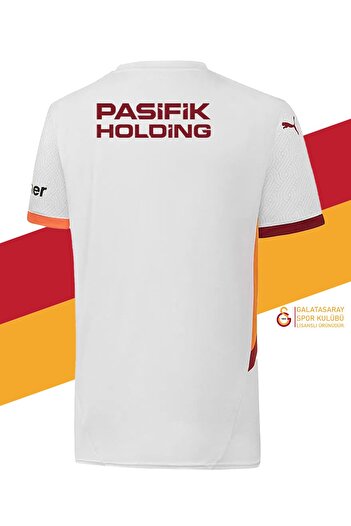 Galatasaray Orijinal Lisanslı 2024/25 5 Yıldızlı Beyaz Deplasman Taraftar Forma