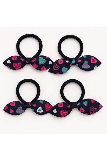SeaBubbles Rabbit Ear Elastic Buckle 4 Pieces Standard Dark Blue