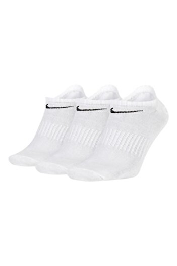 Nike Everyday Lightweight Socks - 3 Pairs, White, XL