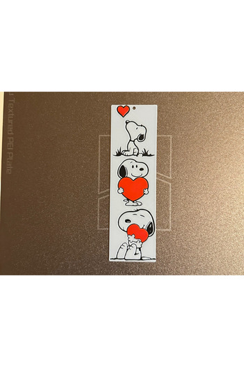 Atsu 3D Snoopy Valentine's Day Bookmark