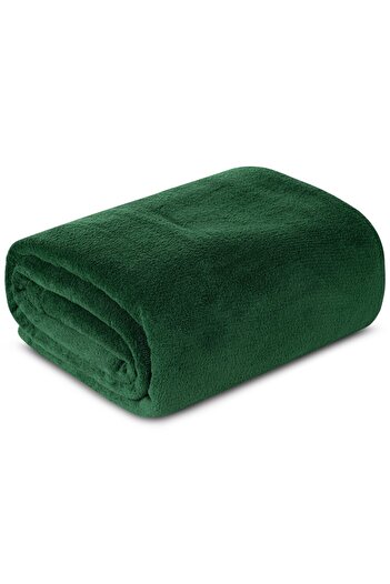 Eurofirany Blanket bedspread SIMPLE1 150x200 dark green soft and light