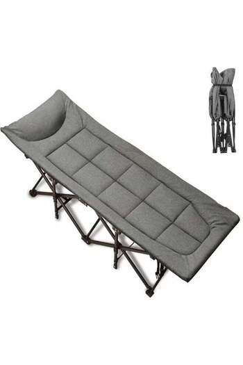 Generic Foldable Sofa and Bed 36x71x190 cm with a steel frame and high-quality Oxford fabric