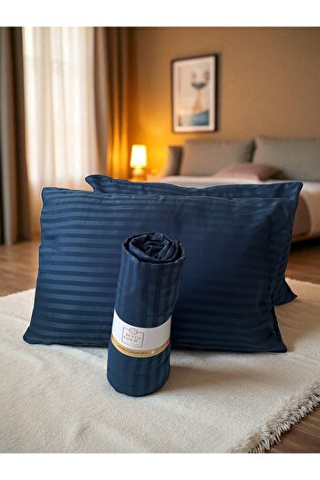 BESTİNA GOLD Cotton Satin Fitted Sheet Set