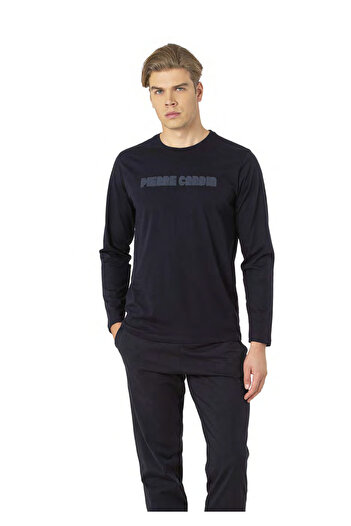 Pierre Cardin Men's New Season Long Sleeve Cotton Pajama Set Vrp.C.P60.E93.Y01