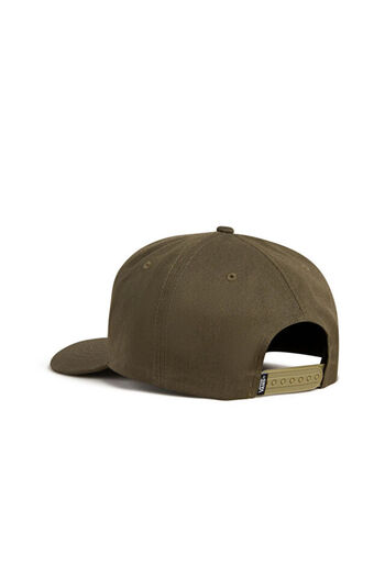 Vans Drop V Logo Snapback Hat Vn000Qahemf1 Khaki