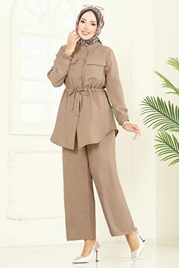 ModaMerve Chest Pocket Detailed Suit 9159Plk541-Ms Vision