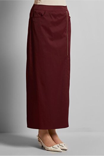 Alvina Cotton Straight Cut Skirt 60692