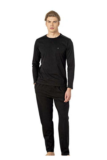 Pierre Cardin Men's New Season Long Sleeve Cotton Home Wear Pajama Set Vrp.C.P61.E00.Y01