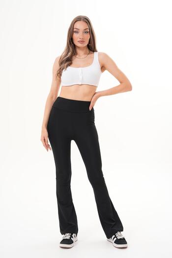 ŞİMAL Women's Diver Fabric Spanish Leggings 255057 -