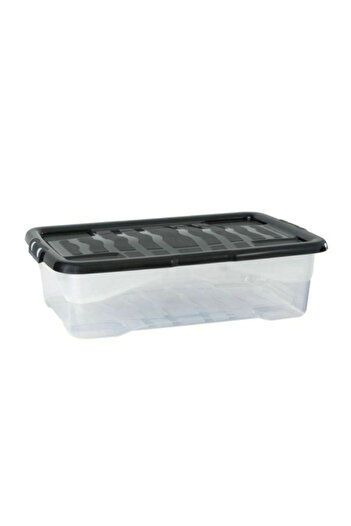Strata Curve Stackable Under Bed Storage Box with Lid 42 Liter