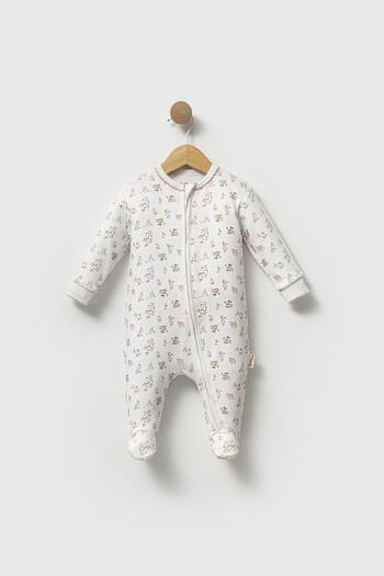 Tiffany Cute Cats Theme Zippered Jumpsuit