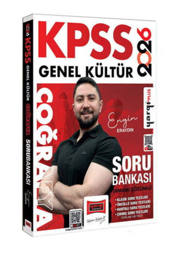Yargı Yayınları 2026 KPSS Genel Kültür Tamamı Çözümlü Coğrafya Soru Bankası+Video Ders Notları-2 KİTAP-SET