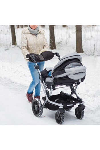 AMAZY stroller glove, polyester, blue, 50 x 30 cm