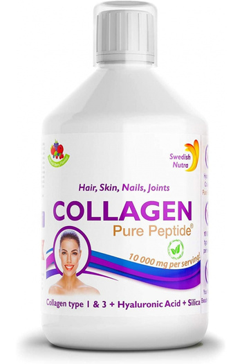 Swedish Nutra Collagen Pure Liquid Peptide (Fish) - 500Ml,10000Mg