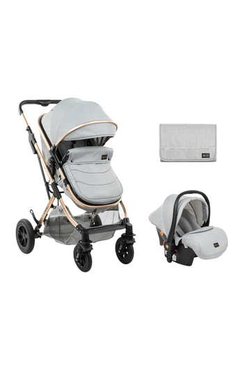 Kikka Boo KikkaBoo 3-in-1 convertible stroller with reversible seat, aluminum frame, suspensions, XX canopy