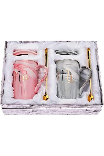 Generic Mr and Mrs Coffee Mugs - Wedding Gift - for Bride and Groom, Gift for Bridal Shower Engagement Wedd