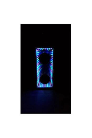 LEXIBOOK Portable Speaker Iparty, Bluetooth, 12W, Lights, 4400 mAh Battery, Up to 7 Hours (Black)
