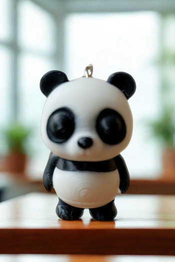 CESTOPİENO Panda Moving Bag Ornament / Keychain - 1 Piece