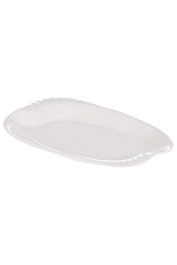 Generic Servewell 8 Inch Horeca Bliss Snack Plate - White