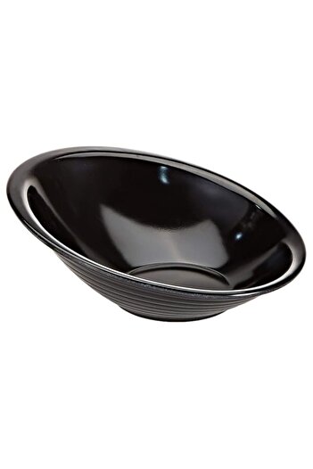 Generic Servewell 9 Inch Slanted Bowl - Black