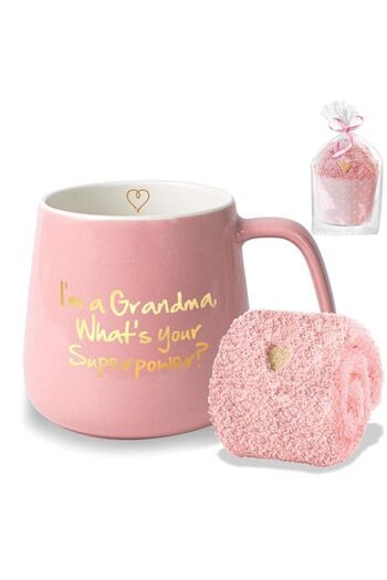 Generic Best Grandma Gifts for Grandma Cute Ceramic Coffee Mugs Great Grandma Birthday Christmas Mothers Da