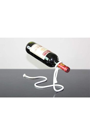 Generic Fantasee Suspending Magic Rope Wine Holder, Stainless Steel Floating Illusion Wine Rack Bottle Hold
