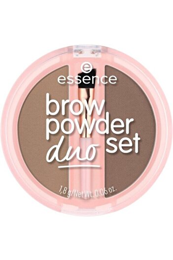 Essence Set pentru sprancene Brow Powder duo set, 01 - Light, 1.8 g