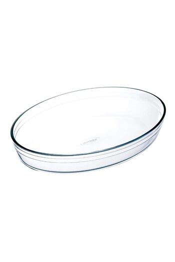 Generic Ocuisine® 3L Oval Roaster - French-Made Borosilicate Glass, Oven Safe, Even Heat Distribution