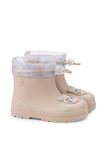 IGOR W10322 Mendi Gato/Cat Beige Παιδικές μπότες βροχής
