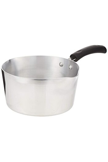 Generic Raj Aluminum Saucepan with Handle, Large, 18.5 CM, KMP00L, Tea Pan , Rice Pan , Sauce Pan , Milk Pa