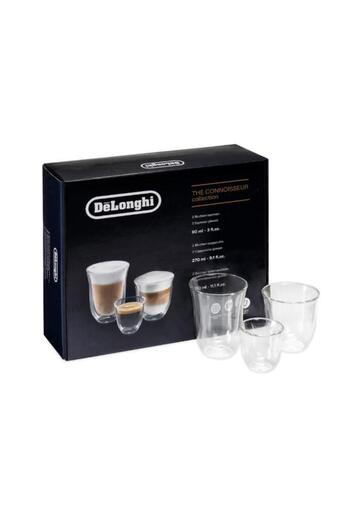 DELONGHİ Set 6 Pahare De'Longhi Colectia Connoisseur DLSC 302, 2 pahare Espresso 90 ml, 2 pahare Cappuccino 2