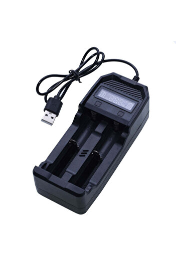 VTM Incarcator Digital LI-ion 2 x 3,7V cu USB