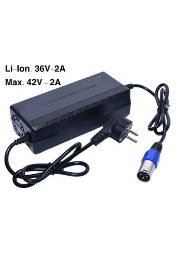 VTM Incarcator Li-ion 36V-2A, XLR