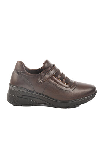 Voyager Brown Genuine Leather Anatomical Women's Casual Shoes Z010 Z