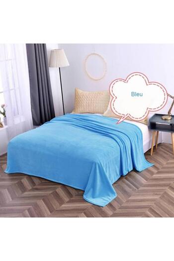 Alessandro DESIGN Cocolino Blanket, Blue, Double Bed, 200x230 cm