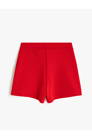 Koton Red Girl's Basic Mini Skort