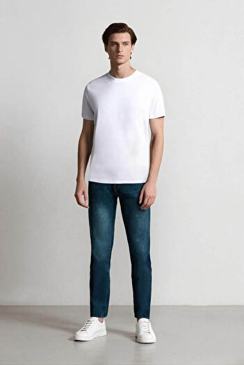 DeFacto Sergio Regular Fit Dark Green Men's Jean Pants R9026Az/Nm41
