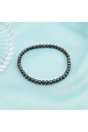 Bijuteria SORELLY Bratara Argint Bile cu Rodiu Negru 4 mm