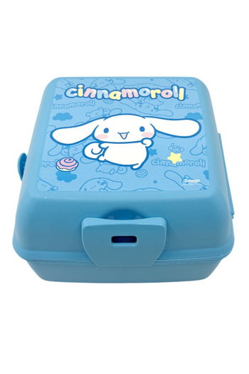 WİGGLE Cinnamoroll Licensed 4 Compartment Children's Lunch Box - Food Storage Container with Spoon and Fork