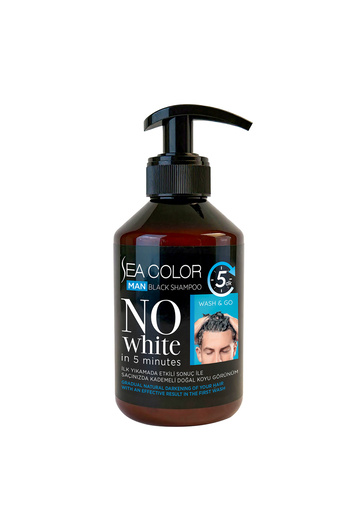 Sea Color Men's Hair Shampoo – Man Black Shampoo