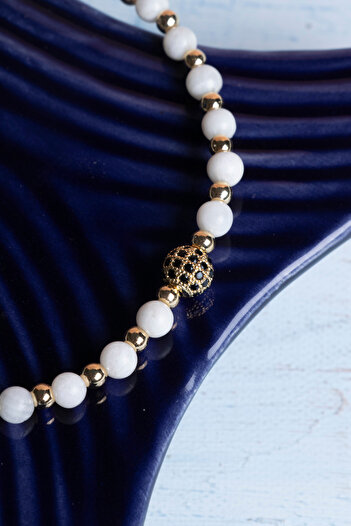 DENİZ Certified Moonstone Natural Stone Bracelet