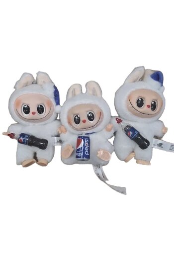 OEM Plush Toy LaBubu Beverage, 15 cm, White, Bimbimbo