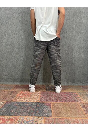 FıttingRoom Elastic Waist Crumpled Baggy Trousers