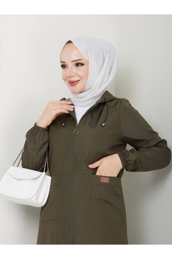 Quen Women's Long Trench Coat