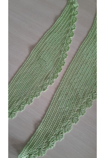 Papatyam Handcrafted Dowry Towel Edge Hand Knitted Crochet/Handwork/Handmade/50 cm