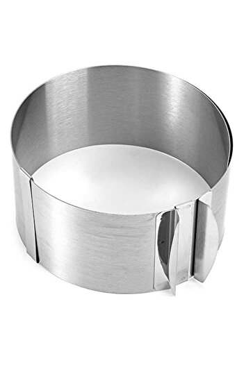 Generic Retractable Stainless Steel Circle Mousse Ring Baking Tool Set Cake Mould Mold Size Adjustable Bake