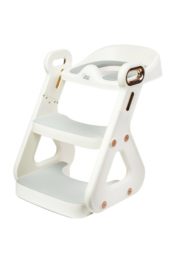 BabySnugg Reductor wc copii cu scarita - potrivit si toaletelor patrate, multifunctional