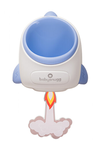 BabySnugg Olita tip pisoar pentru baietei - model racheta, carlig inclus, montare pe perete