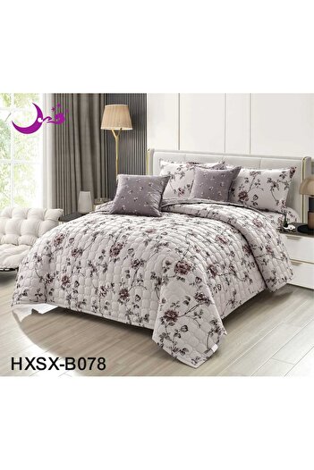 Moon Summer double bedspread, printed, 6-piece set, quilt size 230 x 250 cm