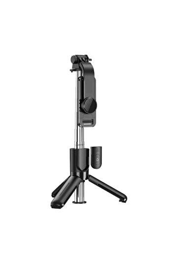 Bibilel Selfie stick with remote control and tripod function, Bluetooth 10 m, 360-degree rotation, compatibl
